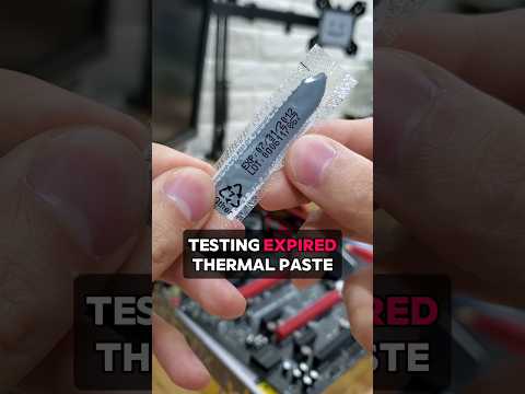 testing 13 year old expired thermal paste in a PC