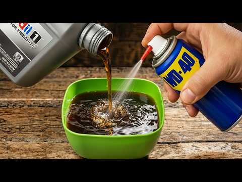 Mix Engine Oil with WD-40 and Make Dollars! Most People Would Never Know What Happened 😱