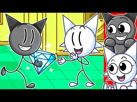 SPRUNKI JOINS HENRY STICKMIN?! (ALL LEVELS)