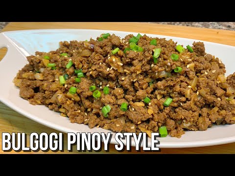 BULGOGI PINOY STYLE | KOREAN DISH | GROUND BEEF RECIPE | YUMMY😋 #LutoNiNanay