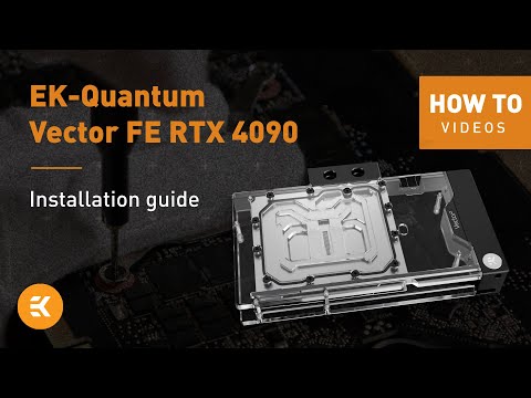 Installing the EK-Quantum Vector² FE RTX 4090 Water Blocks and ABP Set | EK HOW TO