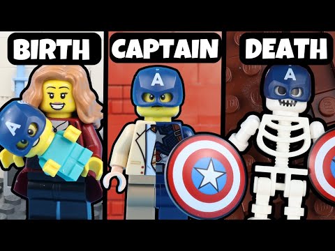I Built the LIFE of CAPTAIN AMERICA in LEGO...