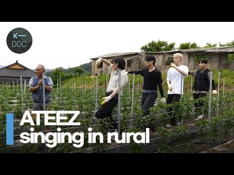 K-pop Idol ATEEZ in Korea rural area as helping the elderly