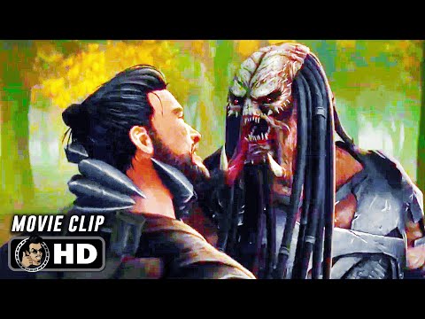 Samurai Destroys A Predator Scene | PREDATOR: KILLER OF KILLERS (2025) Movie CLIP HD