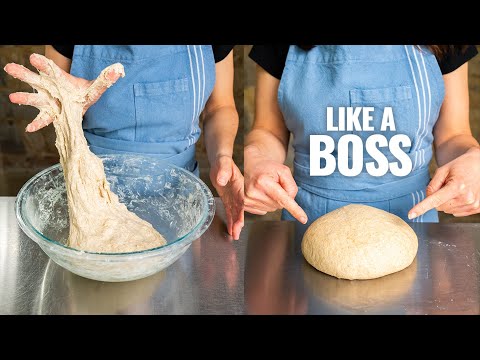 The simple secret to taming sticky dough