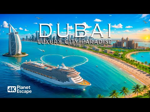 Dubai 4K β Aerial Views of Iconic Skyscrapers & Desert Landscapes With Deep House Chill