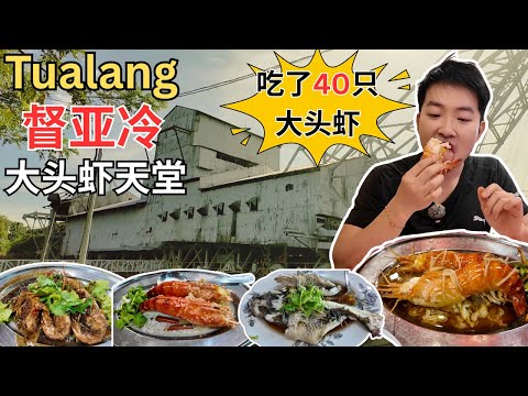 [Tualang 督亚冷~ 大头虾天堂] 两天连吃6家，40只大头虾！同乐！联芳！榴莲饭档！友记！新美芳！新瑞强！还有笋壳，尖头生鱼！传统住家Kuih Talam! 咖喱老鼠粉！东兴港西刀鱼丸！