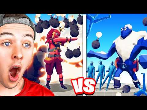 Reacting to 100 ZOMBIES vs the GODS (TABS)