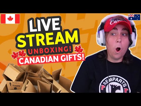 Live Unboxing Of Canadian Gifts!