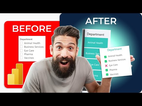 PIMP MY SLICER | Improving the DESIGN of Native Slicers in Power BI - Step by Step