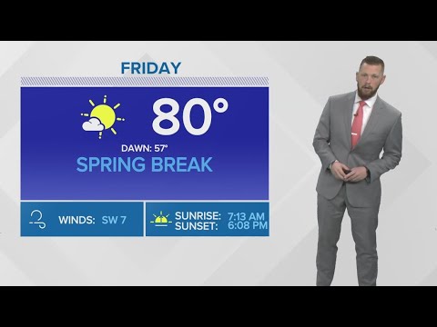 Spring-like weather continues through the end of the week and into the weekend