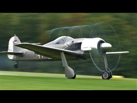 1900HP Radial powered FOCKE WULF 190 visits Hahnweide 2025