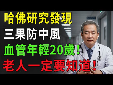 哈佛研究發現3種常見水果竟然是中風剋星，每天吃一點，血管能年輕20歲！