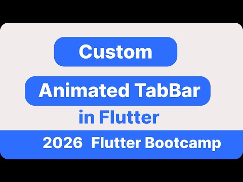 🔥 Custom Animated TabBar in Flutter | Flutter Custom TabBar View tutorial 2026