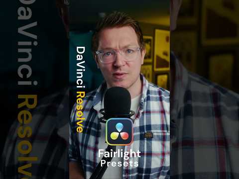 The BEST Audio Presets you never knew existed #davinciresolve