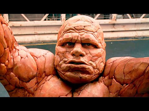 The Thing Pulls Up a Fire Truck - Bridge Rescue Scene - Fantastic Four (2005) Movie Clip HD