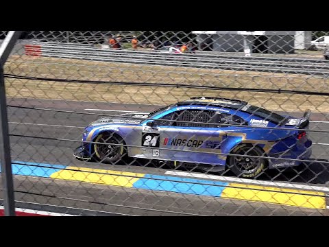 ★ NASACAR Chevrolet Camaro ZL1 Brutal V8 Sound, Accelerations & Fly Bys - Le Mans 2023 Test day