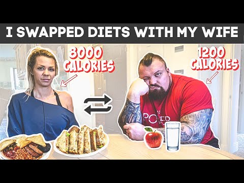 Strongman swaps diet with wife for a day | Ft Eddie Hall
