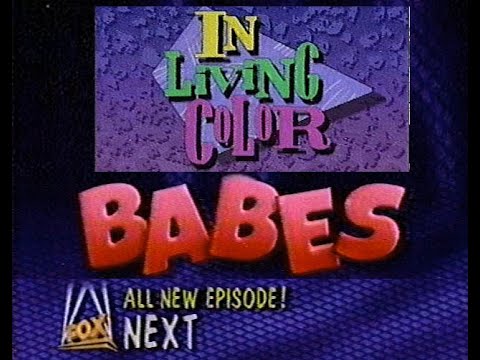 1990 Fox Network TV ads Babes Halloween Special & In Living Colour