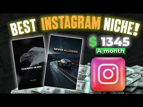 BEST Instagram Niche in 2024 and actually make money (1345$)