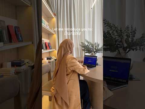 Build a website in 30 seconds using Durable! #realwaystomakemoneyfromhome #students #entrepreneur