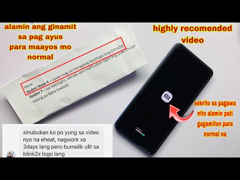 Redmi Note 9 Blinking Logo only Sinubukan gawin 2 days lng itinagal Gawing Pangmatagalan na!