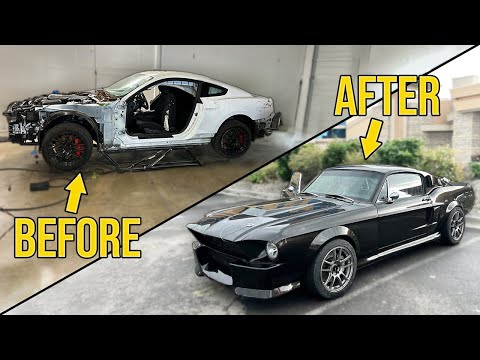 FULL BUILD | Rebuilding (And Body Swapping) 2019 Mustang GT To 1967 Mustang Fastback GT500 Tribute