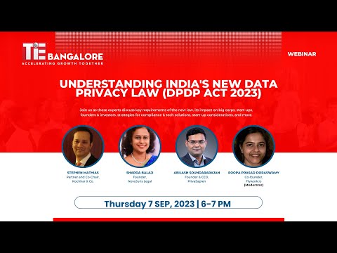 Understanding India's New Data Privacy Law (DPDP Act 2023) - Webinar Recording