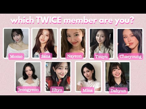 Which TWICE member matches your vibe the most?| fun quiz | personality quiz| for fun | @officialblushwee 