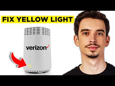 How To Fix Verizon FIOS Router Yellow Light (2026) - Step by Step Tutorial