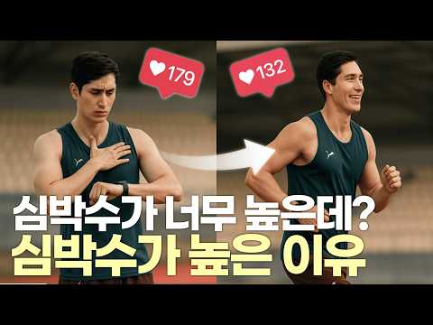 심박수가 왜 이렇게 높지? 심박수 낮추고 더 빠르게 달리는 법