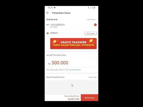 Cara Tarik Dana Shopee dari Android