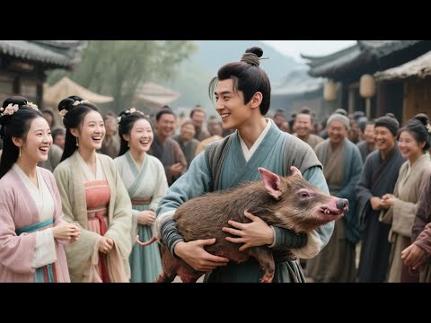 [Multi SUB] （全集）他穿越到穷人家，差点被饿死前觉醒系统，靠系统挖野菜打猎兑换金币，逆袭成全村富豪，直接征服美女姐姐#最火短剧推荐 #短剧全集 #精彩大陆短剧