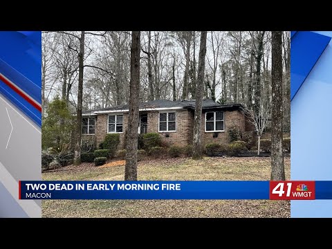 Man, teen killed in overnight house fire in Macon