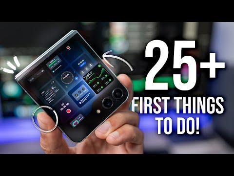 Galaxy Z Flip - First 25 Things To Do ( Tips & Tricks )