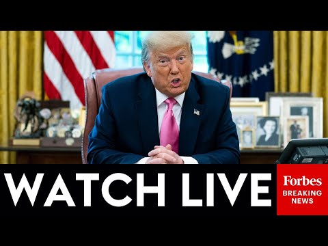 WATCH LIVE: President Trump Makes An Announcement In The Oval Office