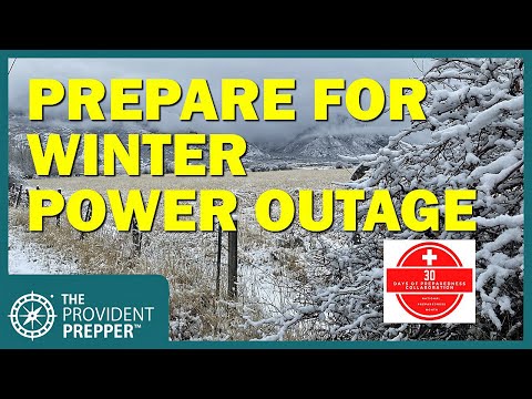 How to Prepare for a Winter Power Outage #30DAYSOFPREPAREDNESS2024