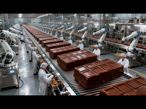 Inside the Mega Chocolate Factory: How 1 Million Bars Are Produced Daily