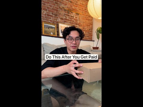 Do this after you get paid