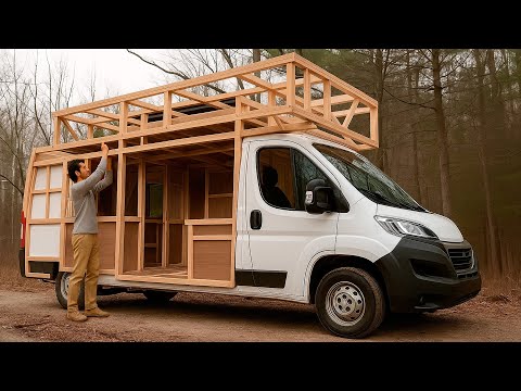 Couple Builds STUNNING DIY CAMPERVAN | Start To Finish Conversion