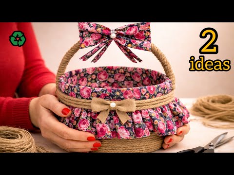 super Beautiful but low_cost!2BEST DIY space_Saving Craft Ideas From waste materials♻️ #2025