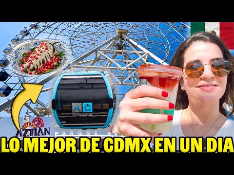 Turisteando en CDMX 🇲🇽: Metro Cable NUEVO, Comida TOP y Parque Aztlán