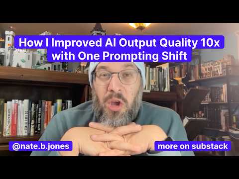 How I Improved AI Output Quality 10X With One Prompting Shift