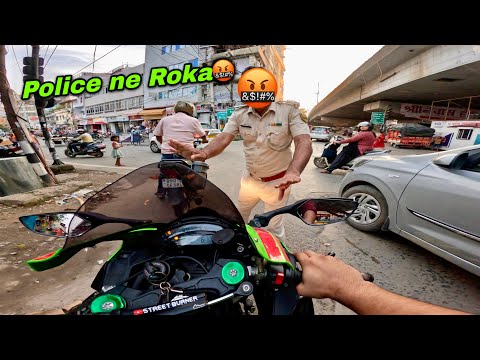 Police Tried to Catch my ZX-10R🤬 | Superbike is not for INDIA 😭