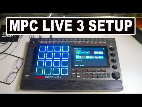 AKAI MPC LIVE 3 Setup - Registration, Software Download, and Installation Walk Through
