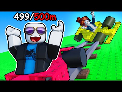 i Trolled EVERYONE in Roblox cart ride down a mountain...