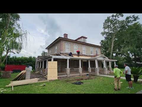 Ep8 New Metal Roof Install on our 1907 Four Square Abandoned Home-Renovate, Fixer Upper, Repair, Fix