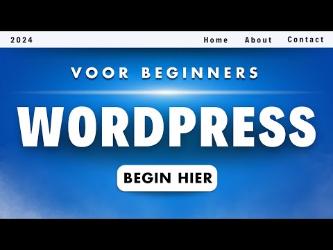 WordPress-Handleiding voor Beginners 2025 (Gratis Cursus)