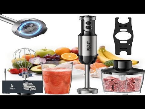 Immersion Blender Handheld Hand Blenders 20 Speed & Turbo Mode Hand Held
