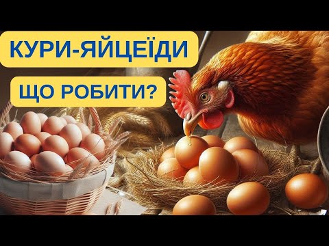 КУРИ ЇДЯТЬ ЯЙЦЯ? ЦЕ МОЖНА ВИПРАВИТИ!@kyruvgaragi